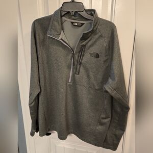 The North Face Gray Quarter-Zip Pullover